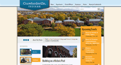 Desktop Screenshot of crawfordsville.net